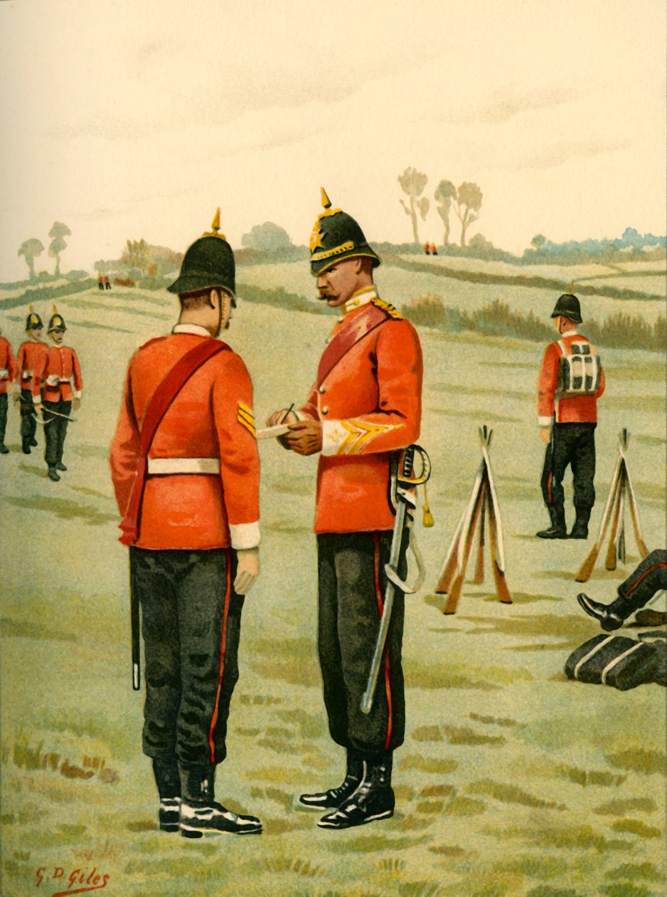 Den 43:e - Oxfordshire Light Infantry, 1890. av Godfrey Douglas Giles