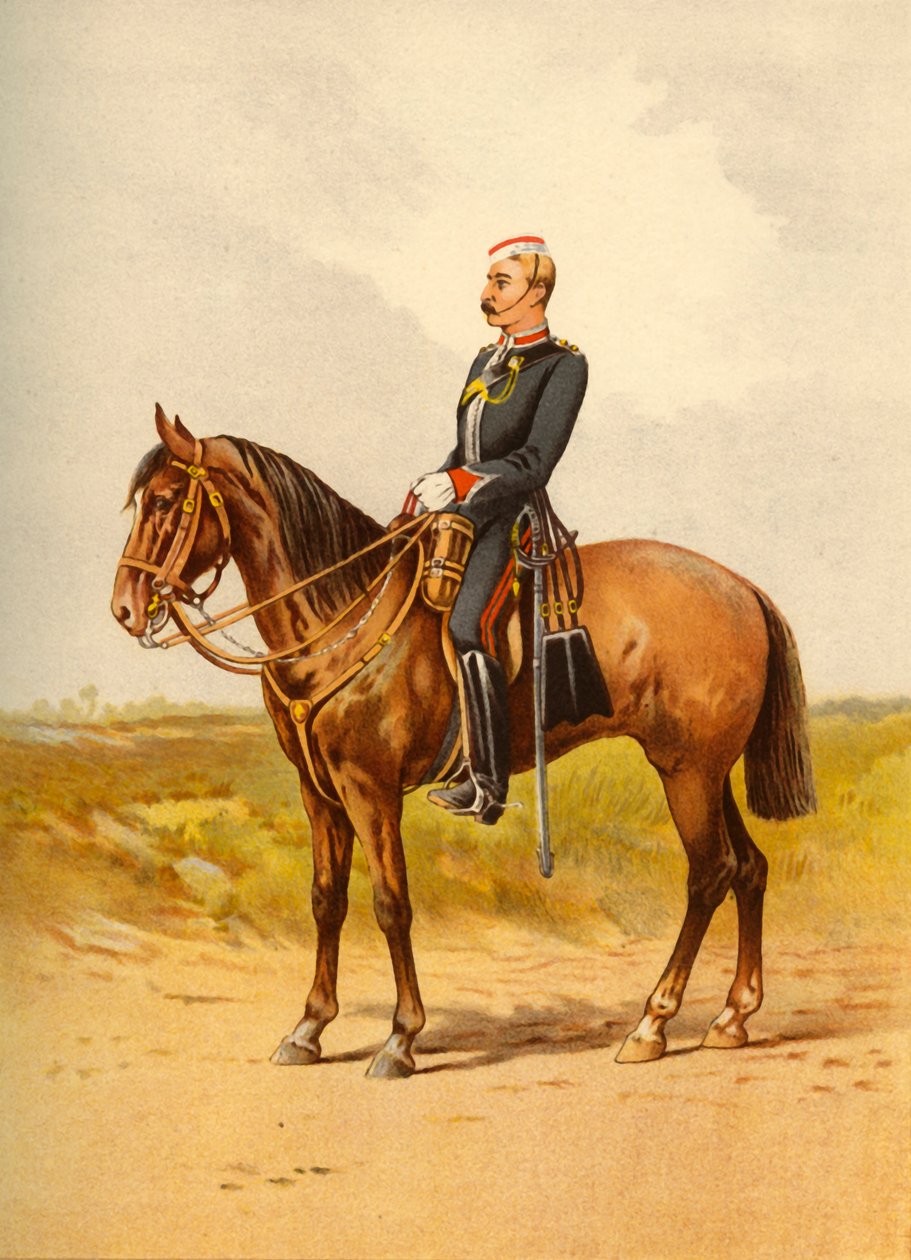 Queens Own Royal Regiment - Staffordshire Yeomanry, 1890. av Godfrey Douglas Giles
