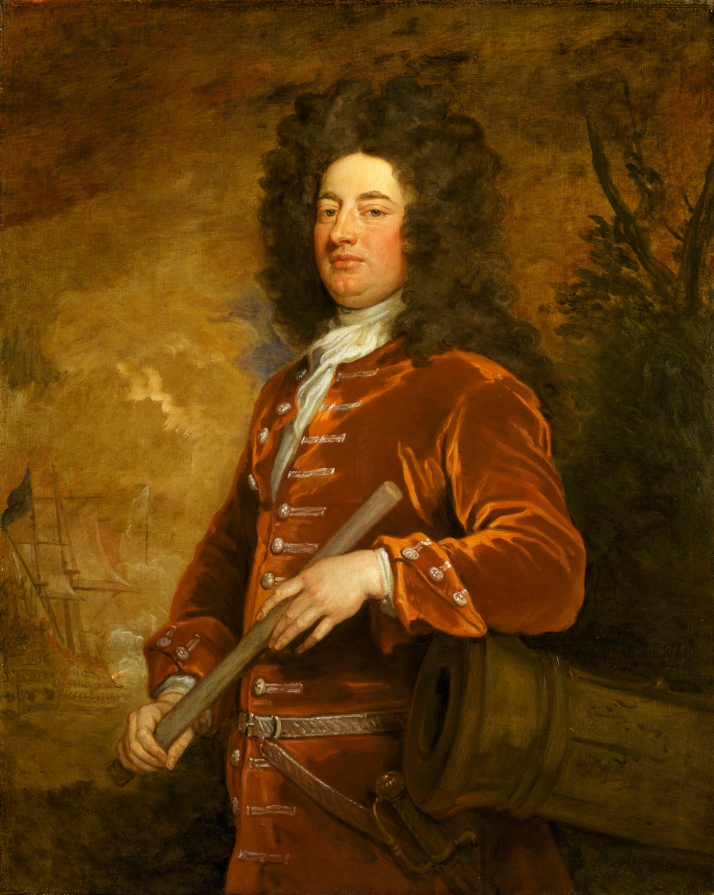Amiral Sir John Jennings (1664-1743) av Godfrey Kneller