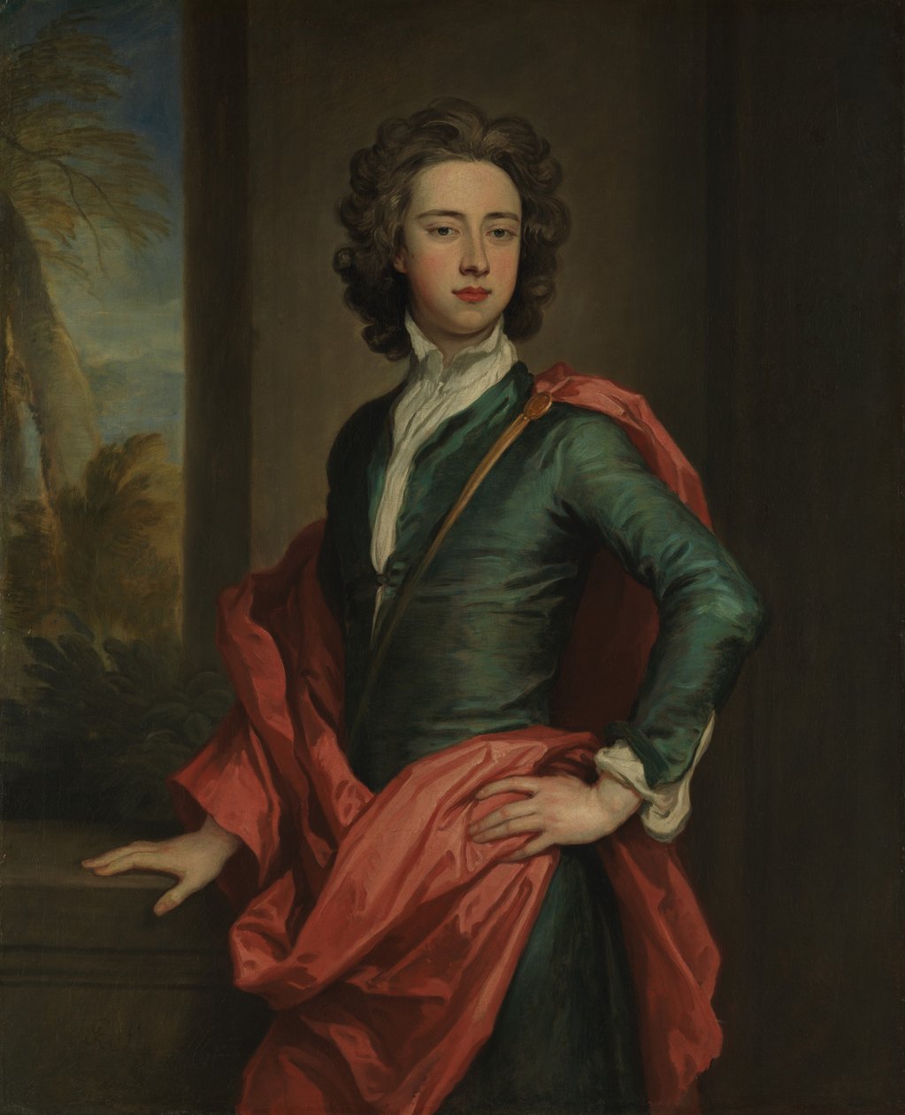 Charles Beauclerk 1670-1726, hertig av St. Albans, ca. 1690-95. av Godfrey Kneller