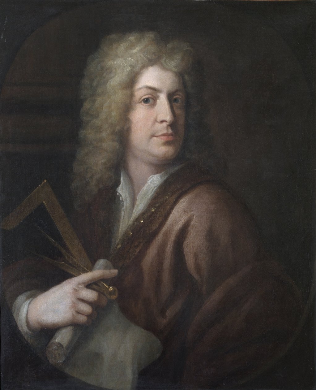 Edward Strong, ca 1710 av Godfrey Kneller