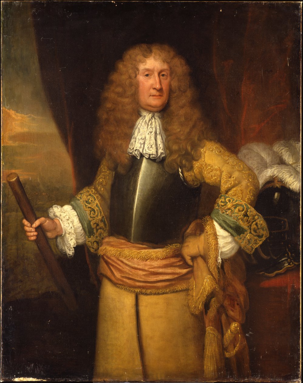 Henry, 3:e Lord Arundell av Wardour, håller en batong som hästens mästare, ca 1680 av Godfrey Kneller