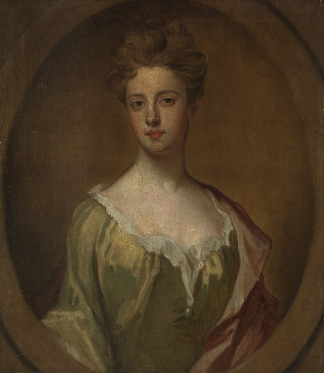 Lady Mary Berkeley, hustru till Thomas Chambers, ca. 1700. av Godfrey Kneller