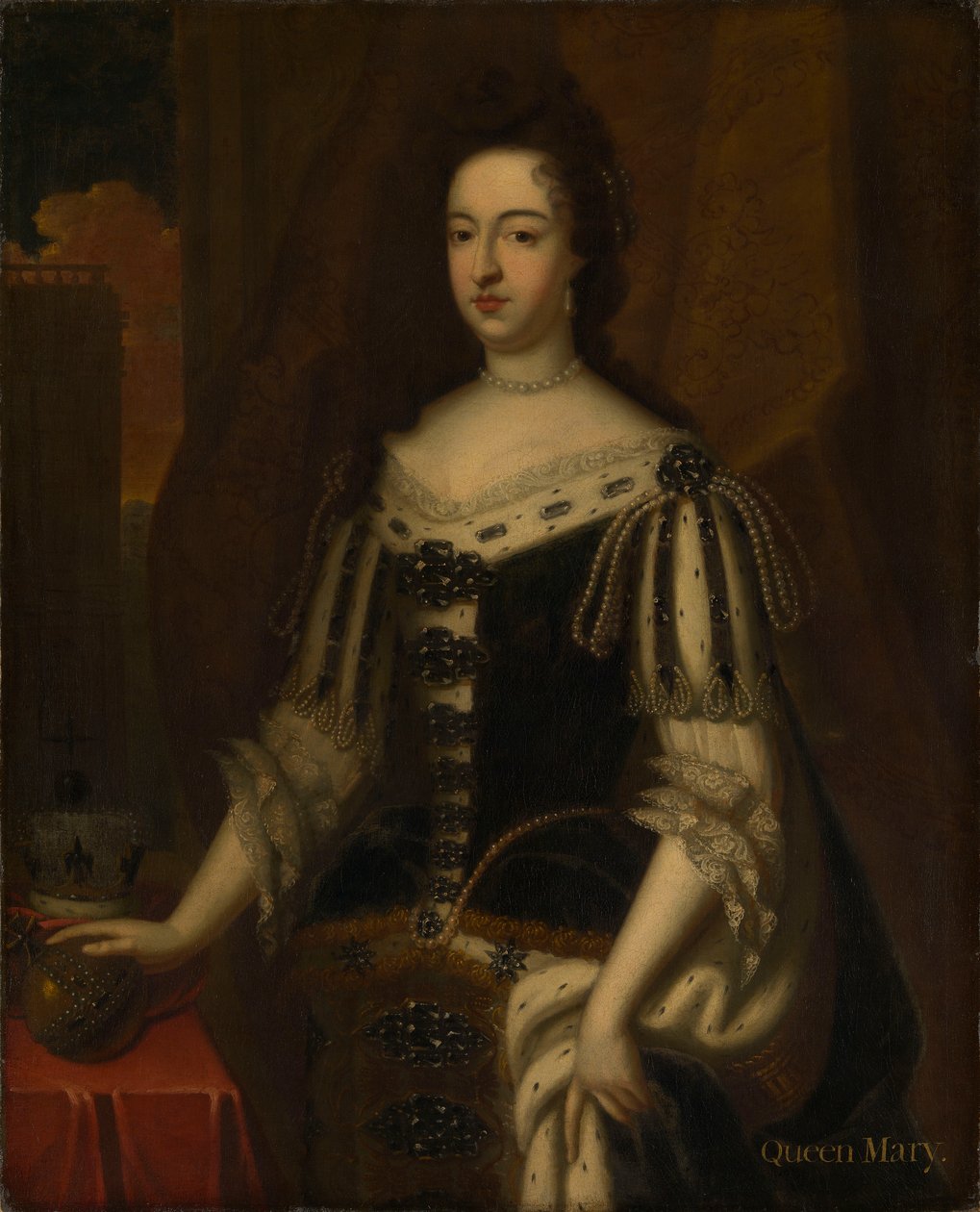 Maria II (1662-1694), slutet av 1600-talet (olja på duk) av Godfrey Kneller