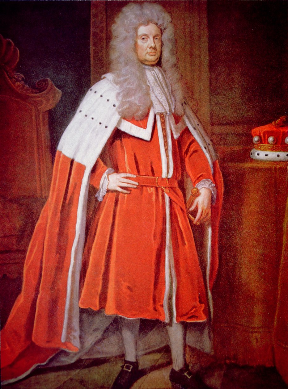 Porträtt av Charles Calvert (olja på duk) av Godfrey Kneller
