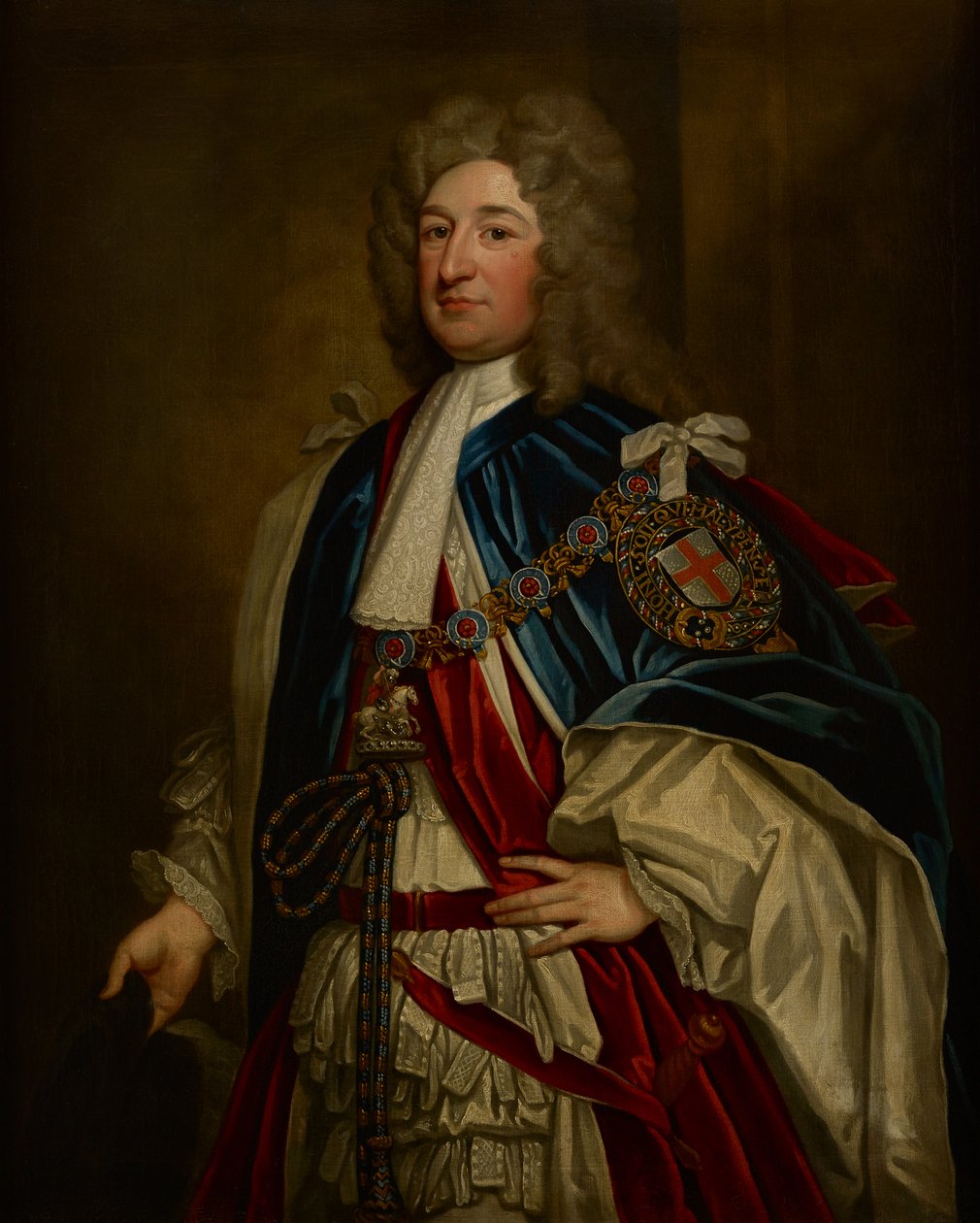 Porträtt av Charles Seymour, 6:e hertigen av Somerset av Godfrey Kneller