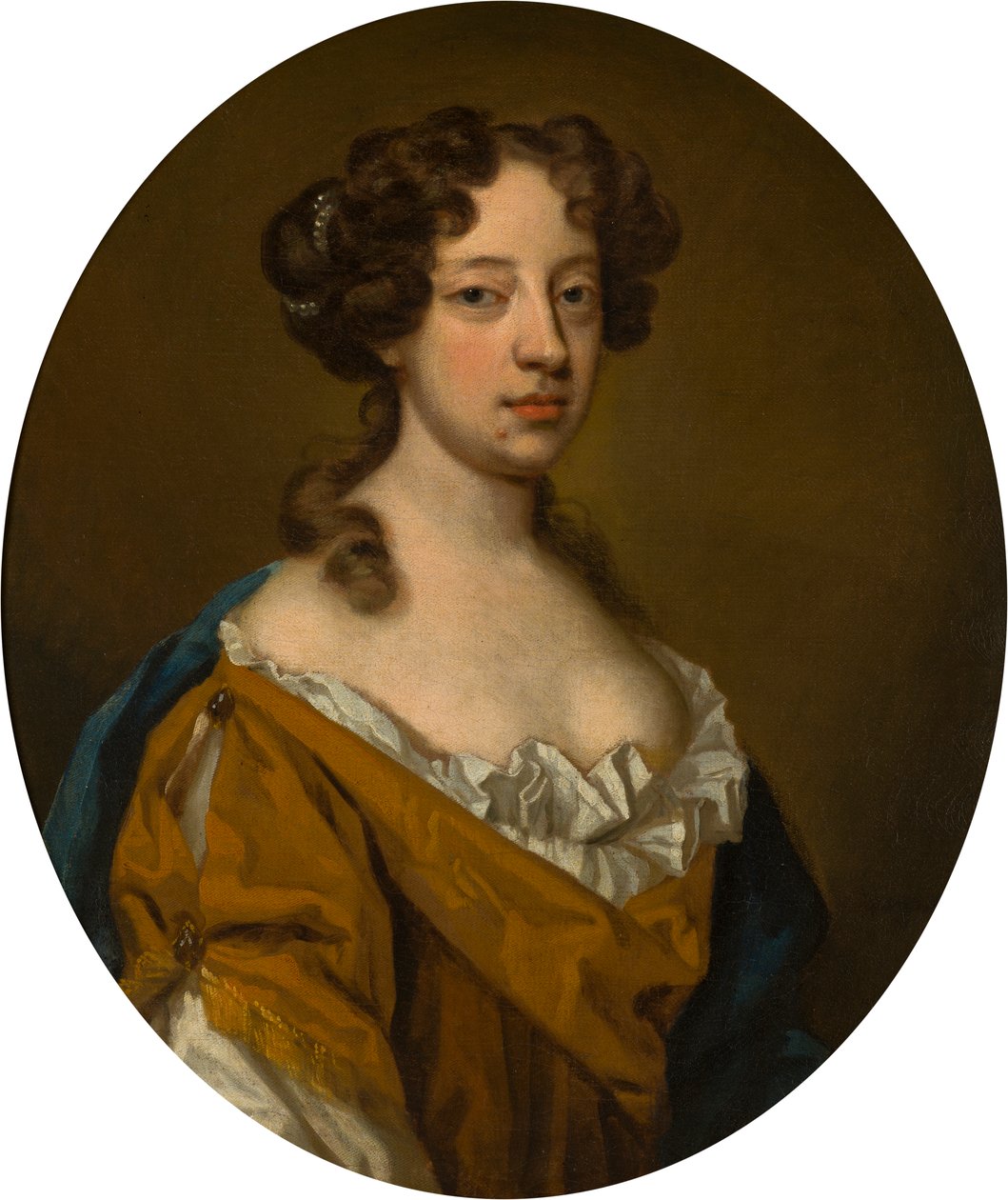 Porträtt av Lady Robert Russell, ca 1666-1723 (olja på duk) av Godfrey Kneller
