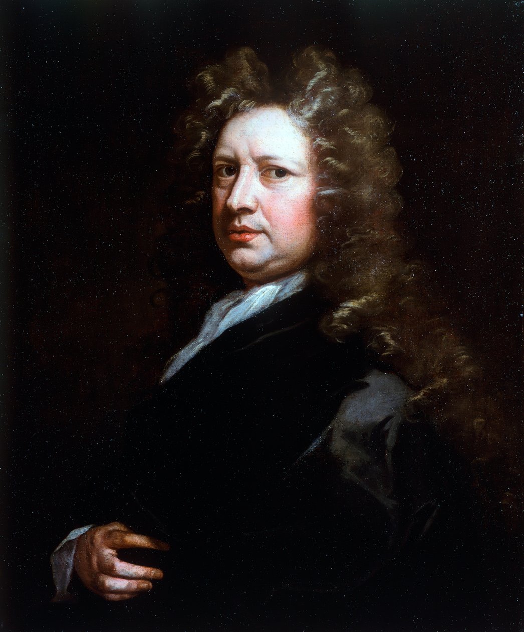 Porträtt av Thomas Betterton (1635-1710), skådespelare, målning av Godfrey Kneller (1646-1723), olja på duk av Godfrey Kneller