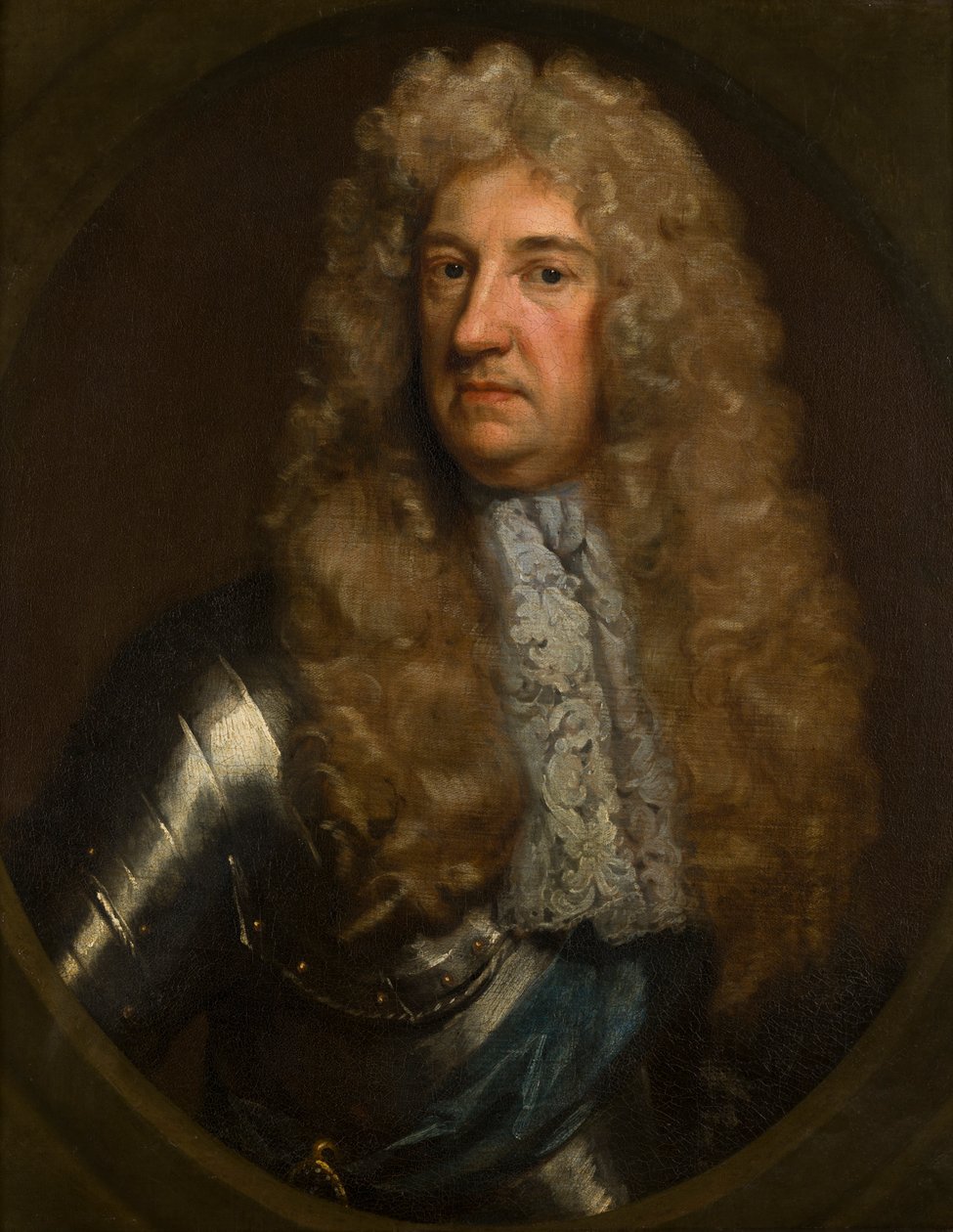 Porträtt av William Russell, 5th Earl & 1st Duke of Bedford (1613-1700), c.1633-1700 (olja på duk) av Godfrey Kneller