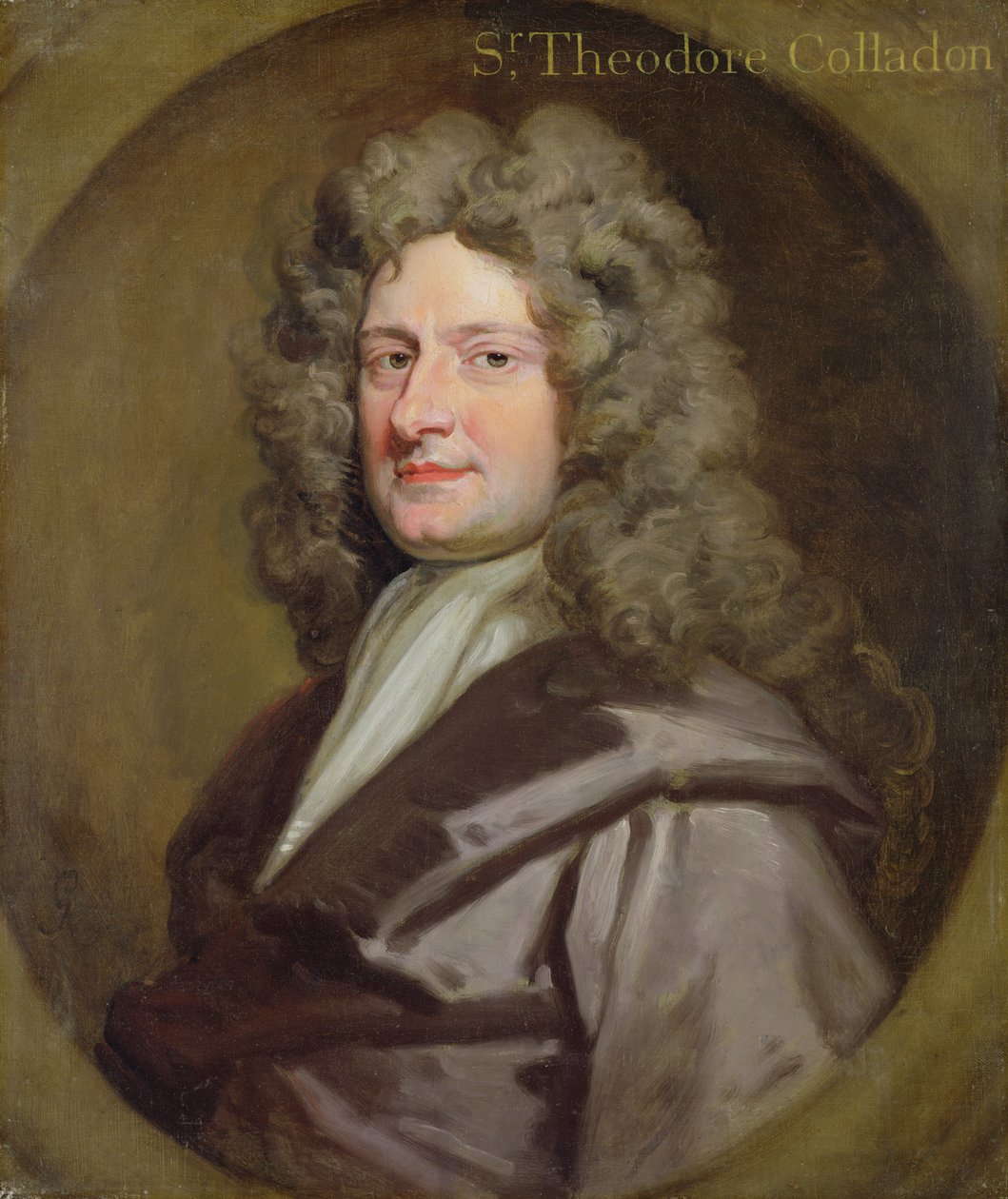 Sir Theodore Colladon (olja på duk) av Godfrey Kneller