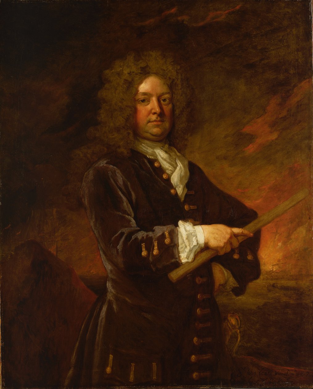 Viceamiral Sir John Leake (1656-1720), slutet av 1600-talet till början av 1700-talet (oljemålning) av Godfrey Kneller
