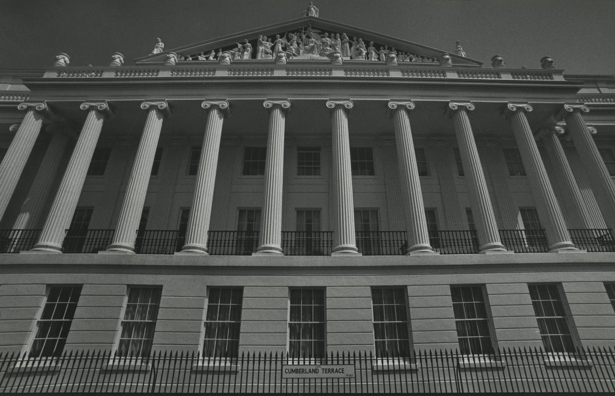 Cumberland Terrace, Regents Park, London 1950-tal av Godfrey Macdominic
