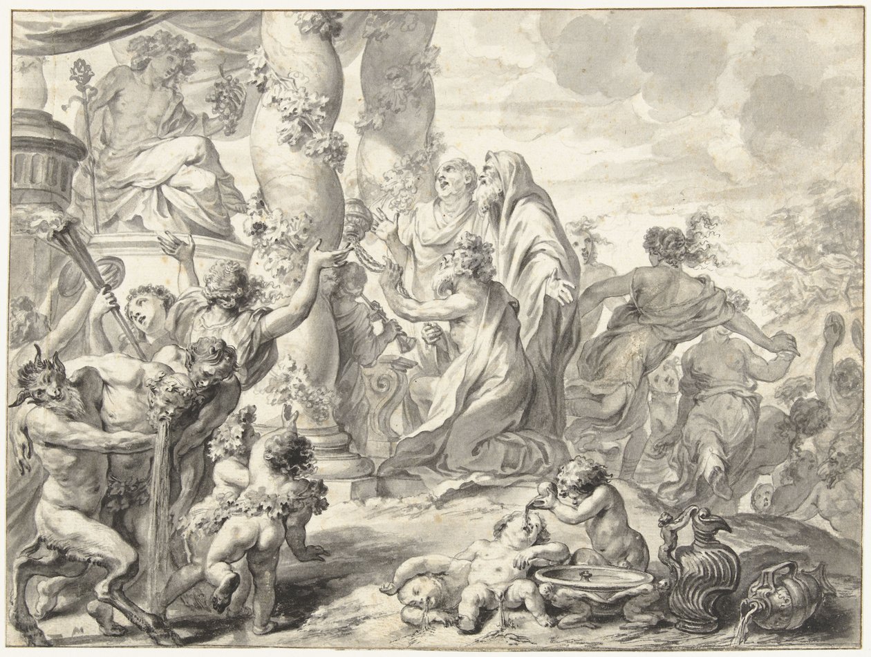 Offret av Bacchus av Godfried Maes