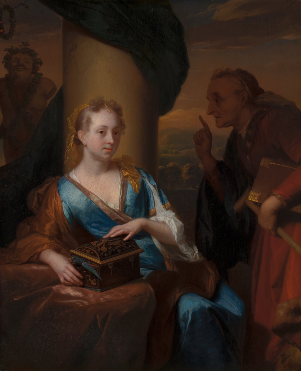 Lektionen i kyskhet av Godfried Schalcken