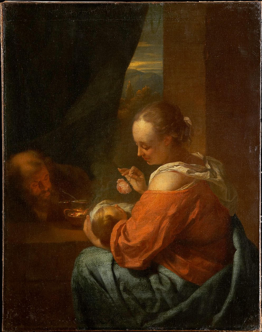 Den heliga familjen av Godfried Schalcken