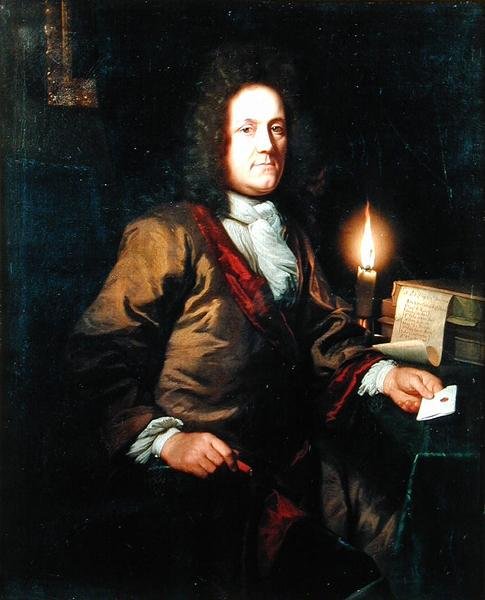 Porträtt av John Acton, Solicitor of Basingstoke (olja på duk) av Godfried Schalcken