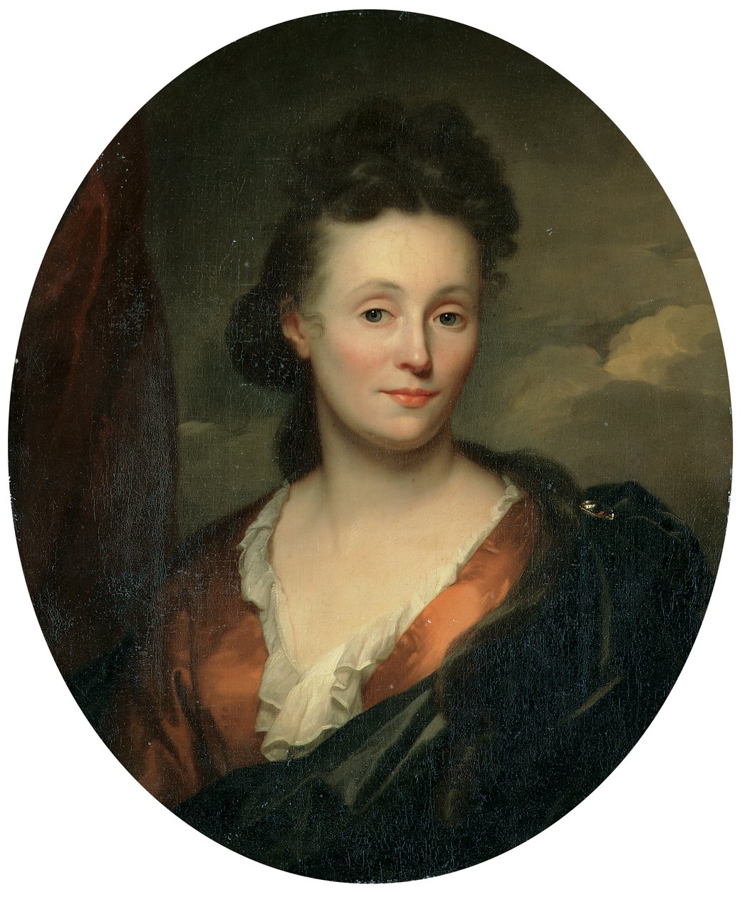 Porträtt av konstnärens fru, Francoise van Diemen av Godfried Schalcken