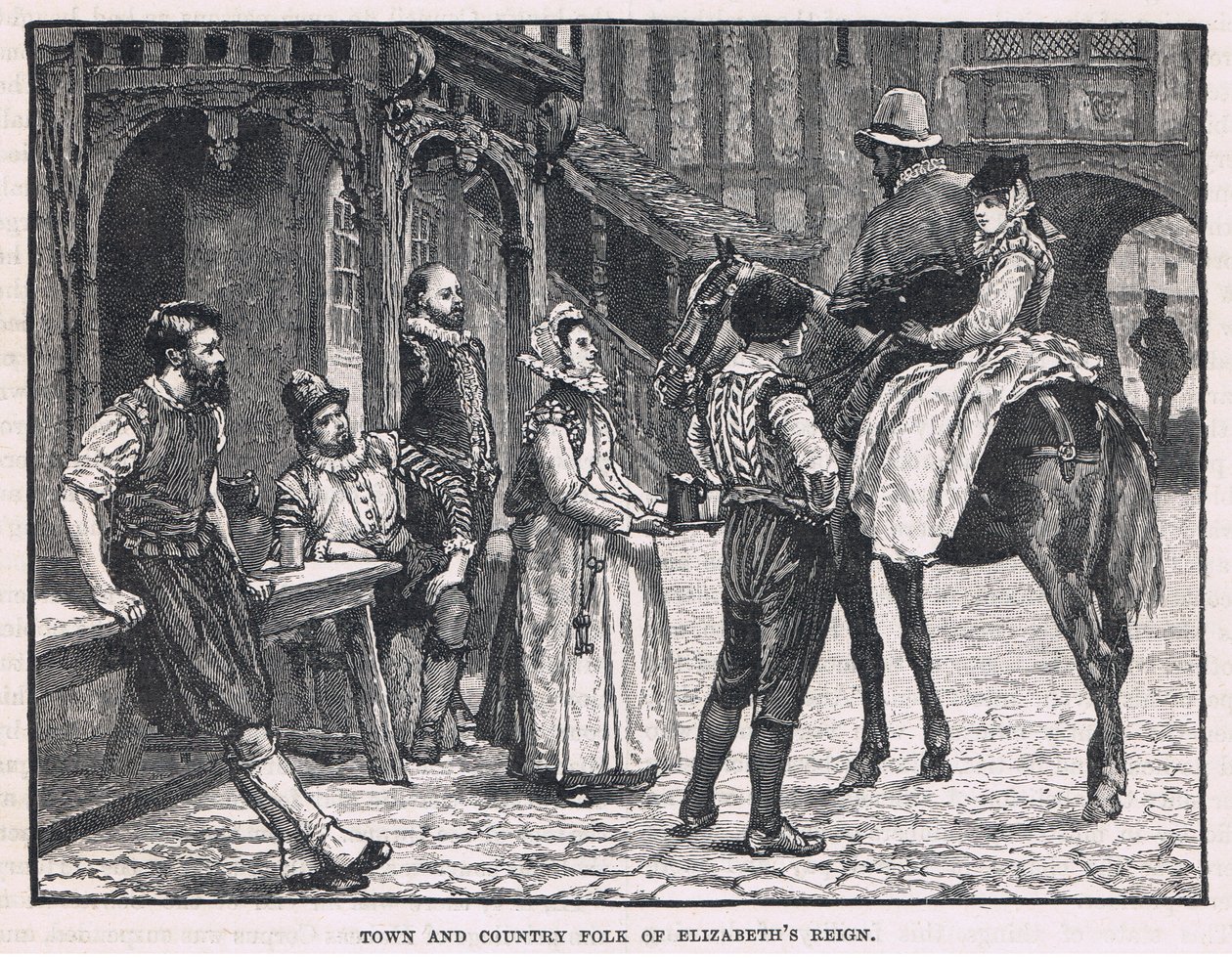 Stads- och countryfolk från Elizabeths regeringstid av Gordon Frederick Browne