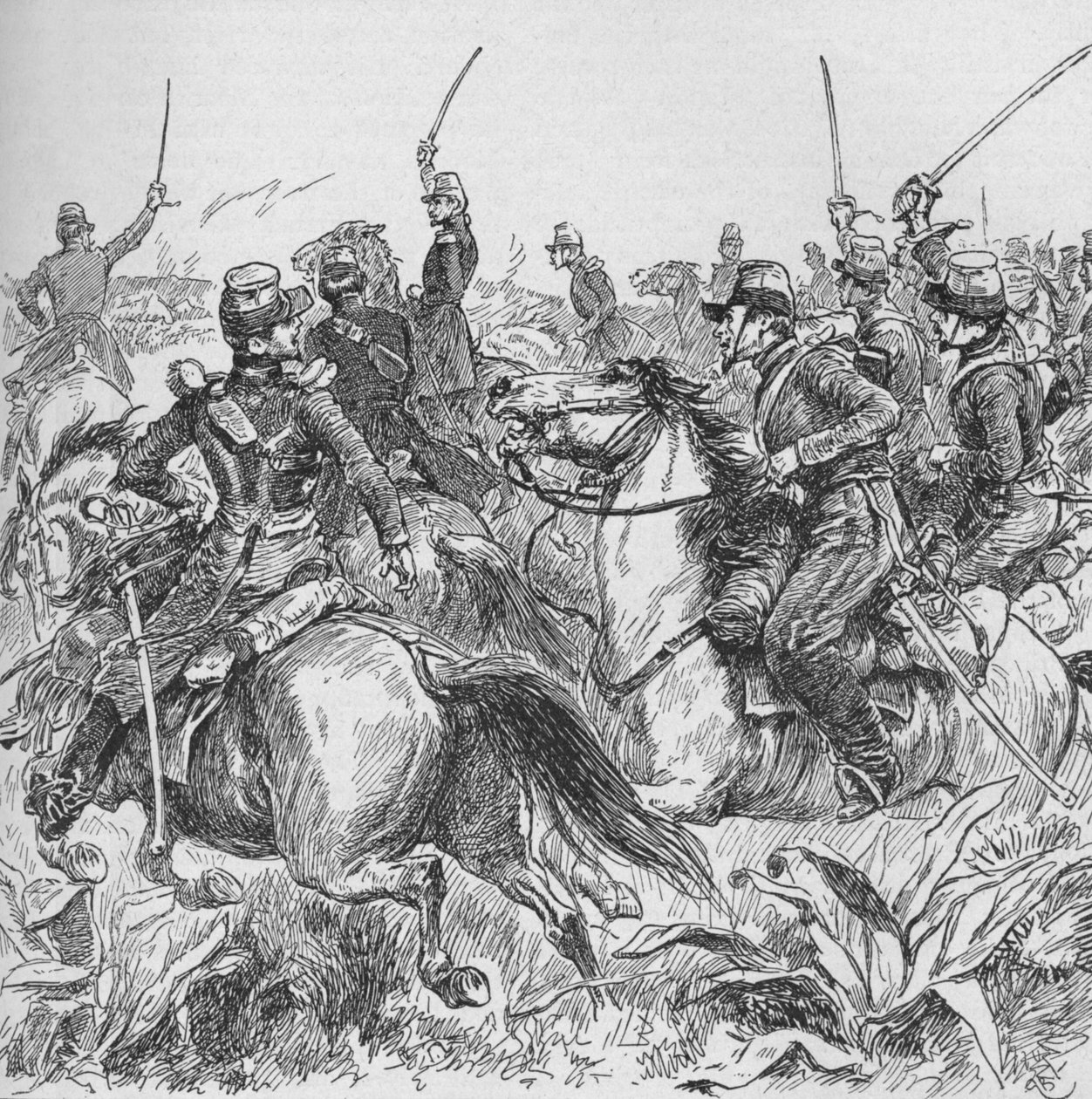 Fångad av ett djärvt slag Abd-El-Kadrs Smalah, 1902 av Gordon Frederick Browne