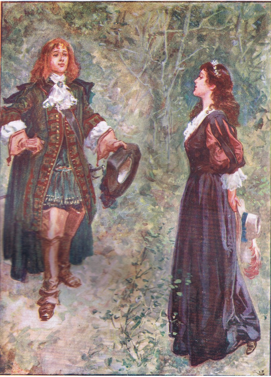 "Nu gillar jag din kusin?", från Lorna Doone pub.by W & R Chambers Ltd, 1921 av Gordon Frederick Browne