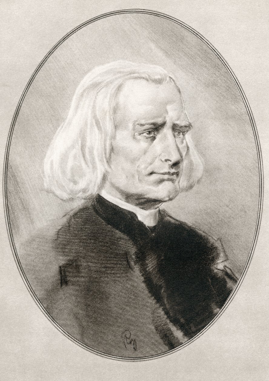 Franz Liszt, från Living Biographys of Great Composers av Gordon Ross