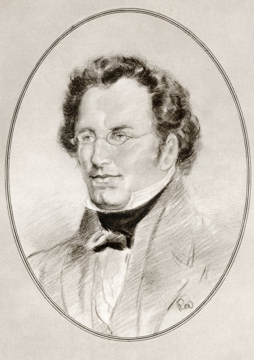 Franz Peter Schubert, från Living Biography of Great Composers av Gordon Ross