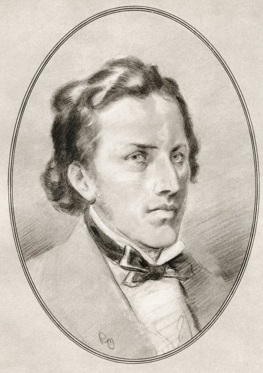 Frederic Francois Chopin, från Living Biographys of Great Composers av Gordon Ross