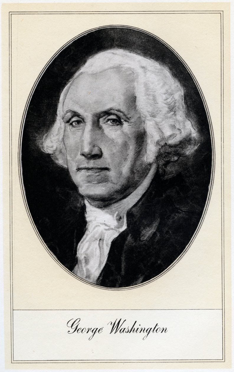 George Washington, USA:s första president, tidigt 1900-tal. av Gordon Ross