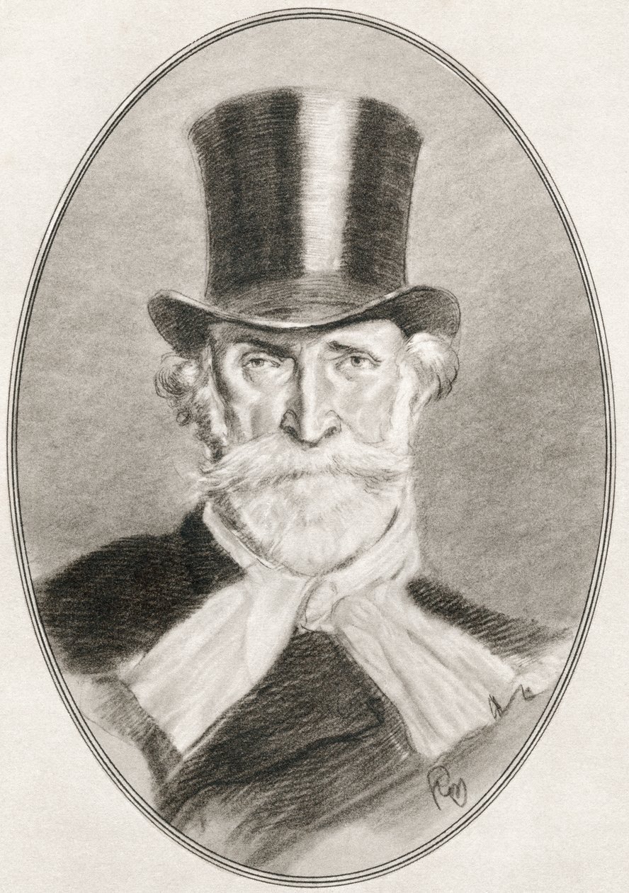 Giuseppe Fortunino Francesco Verdi, från Living Biographies of Great Composers av Gordon Ross