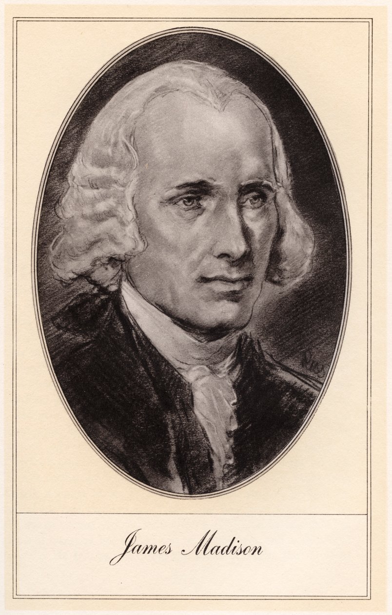 James Madison, USA:s fjärde president, tidigt 1900-tal. av Gordon Ross