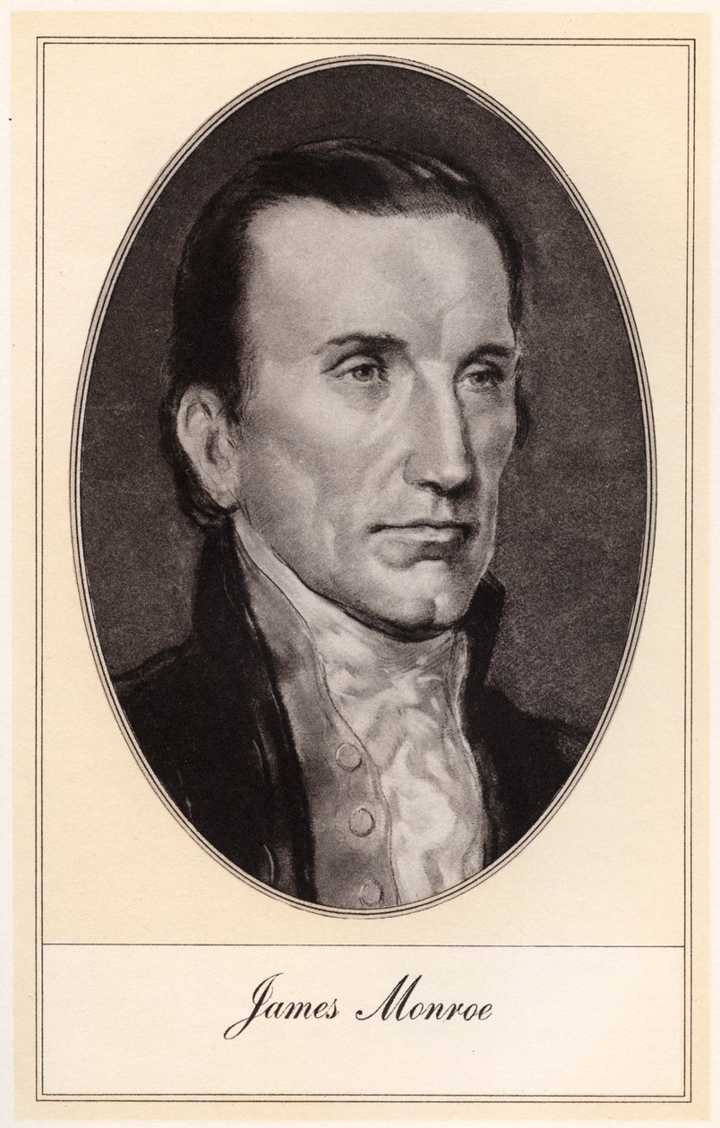 James Monroe, USA:s femte president, tidigt 1900-tal. av Gordon Ross