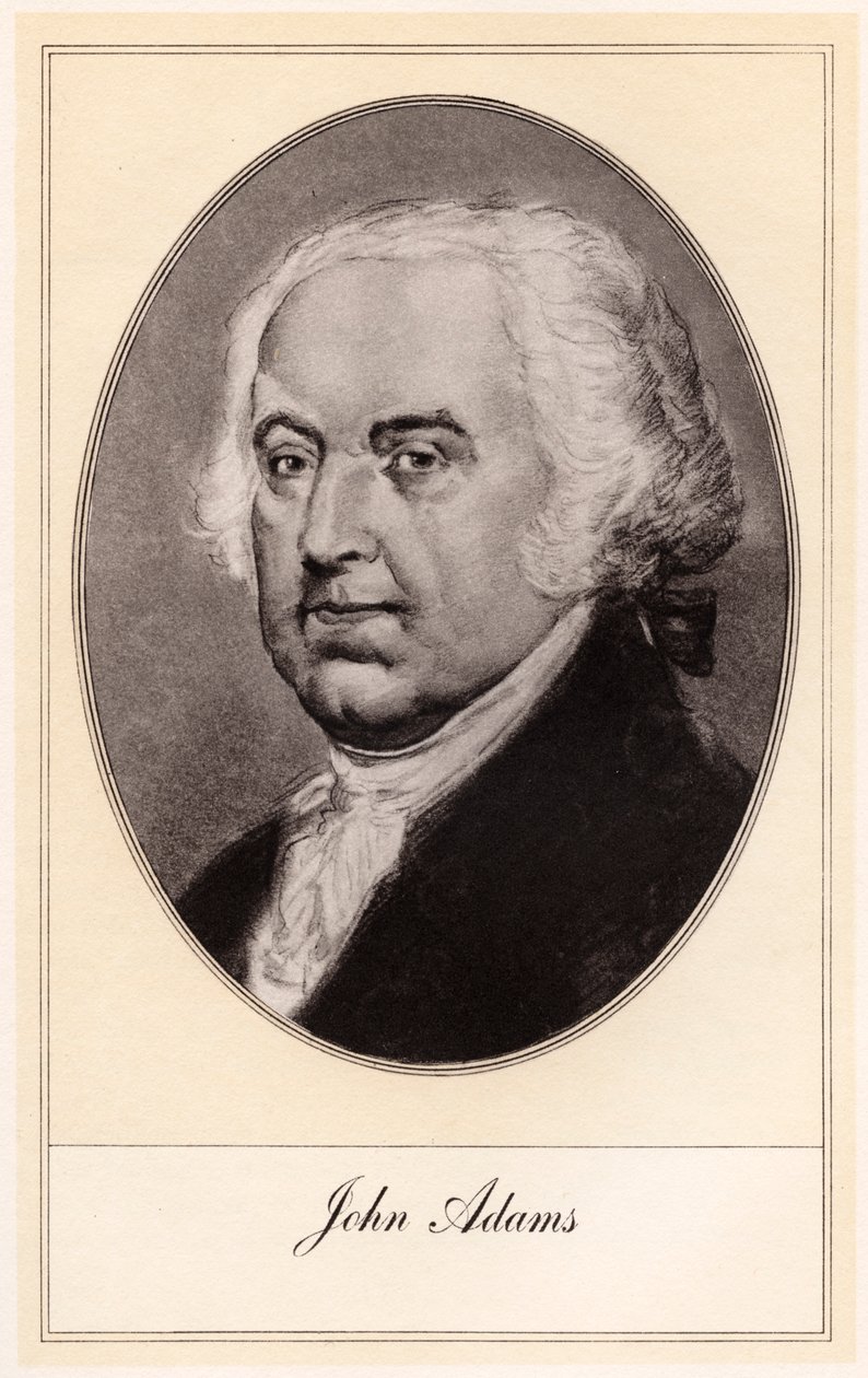 John Adams, USA:s andre president, tidigt 1900-tal. av Gordon Ross