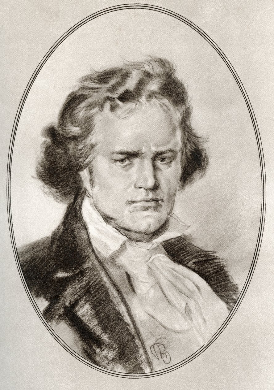 Ludwig van Beethoven, från Living Biographys of Great Composers av Gordon Ross