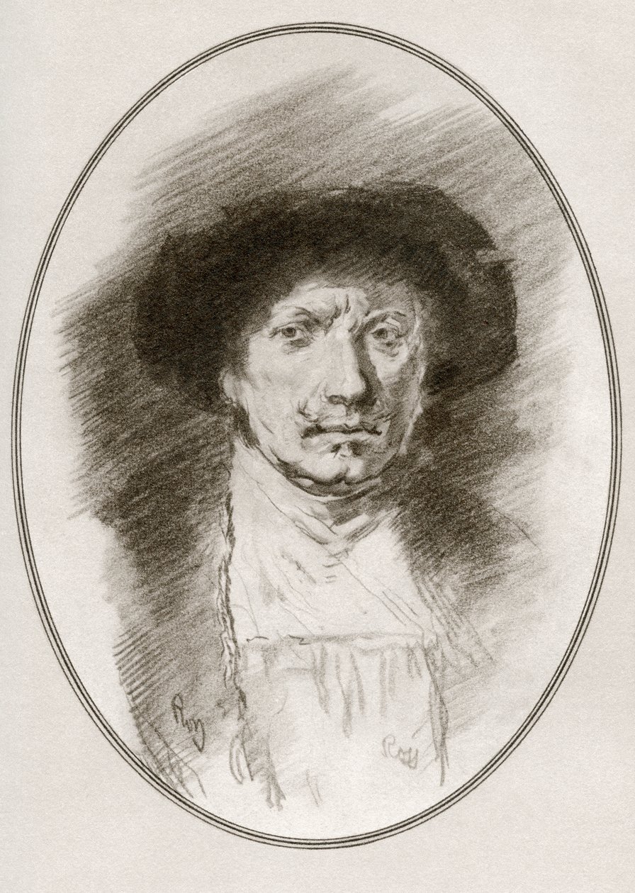 Rembrandt Harmenszoon van Rijn, från Living Biographys of Great Painters av Gordon Ross