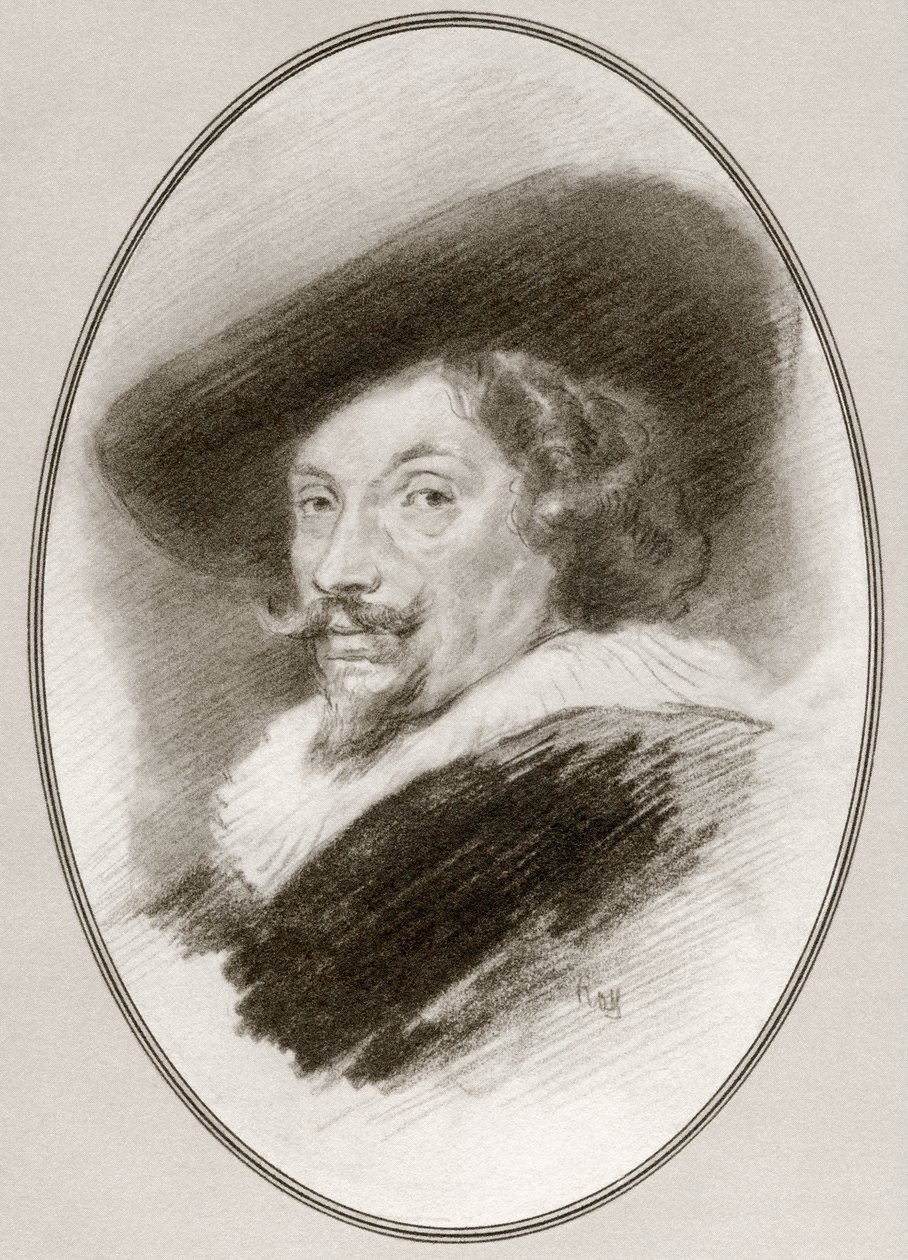 Sir Peter Paul Rubens, från Living Biographys of Great Painters av Gordon Ross