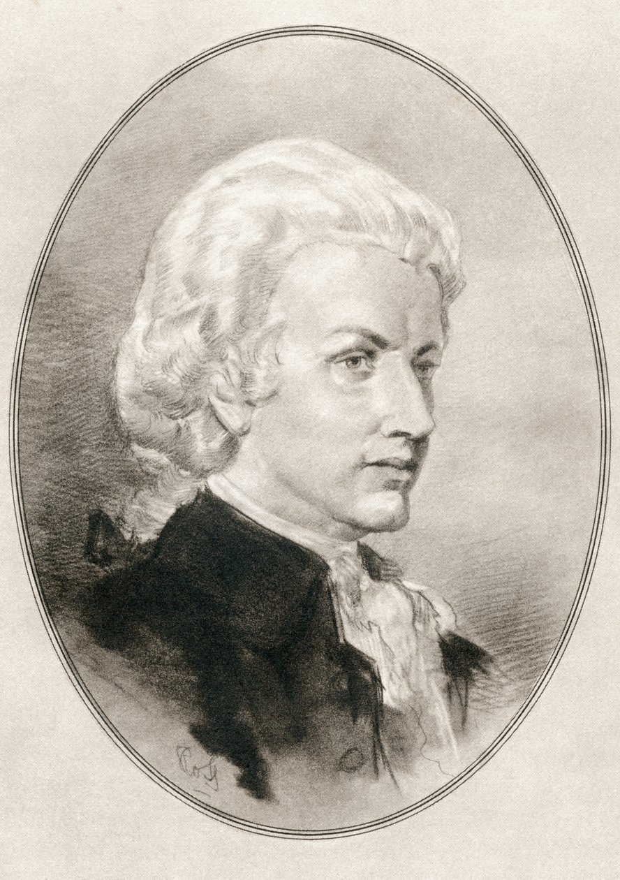 Wolfgang Amadeus Mozart, från Living Biographies of Great Composers av Gordon Ross