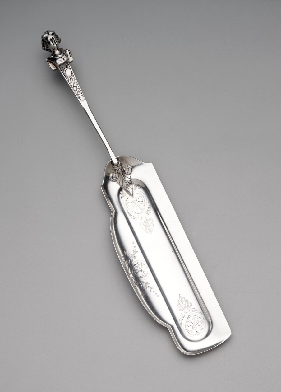 "Byst" mönster crumber, sent 1860-tal (mynt silver) av Gorham Manufacturing Company