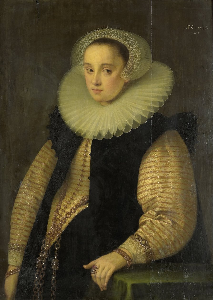 Hortensia del Prado (d 1627), hustru till Jean Fourmenois av Gortzius Geldorp