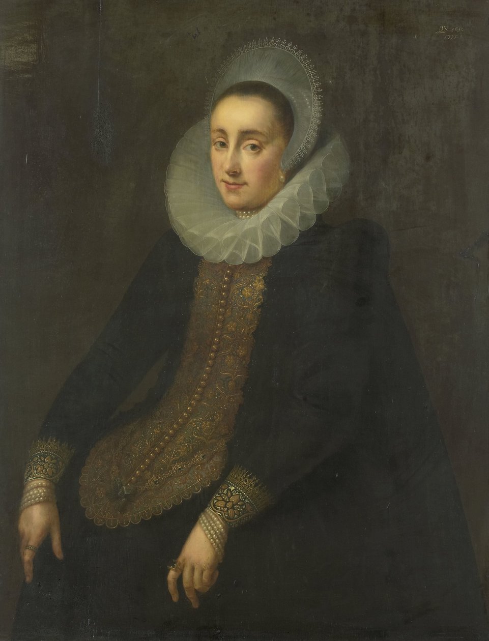 Lucretia del Prado, fru till Jeremias Boudinois av Gortzius Geldorp