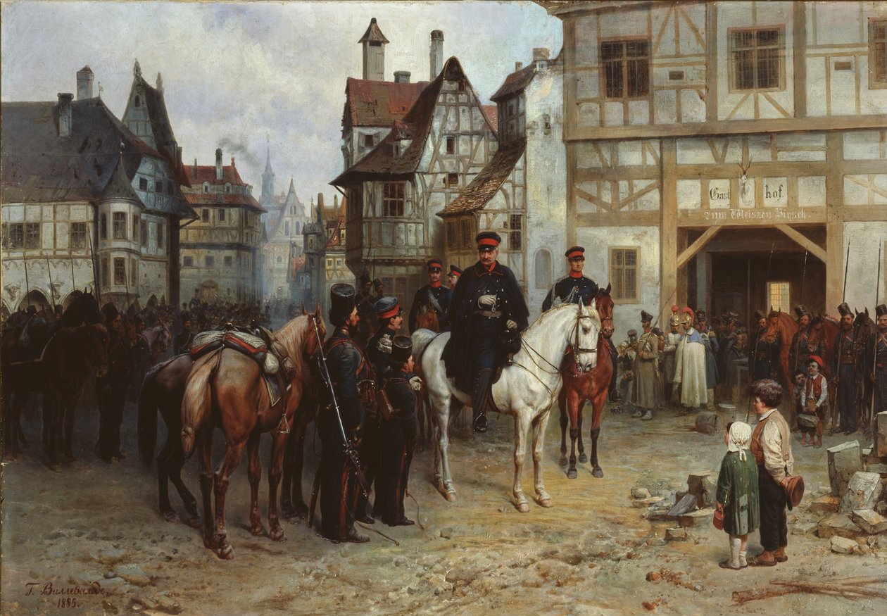 Tebordet, 1700-talet av Gottfried Willewalde