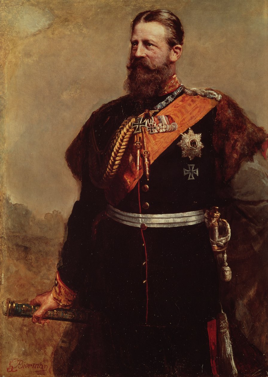 Friedrich III, 1800-talet av Gottlieb Biermann