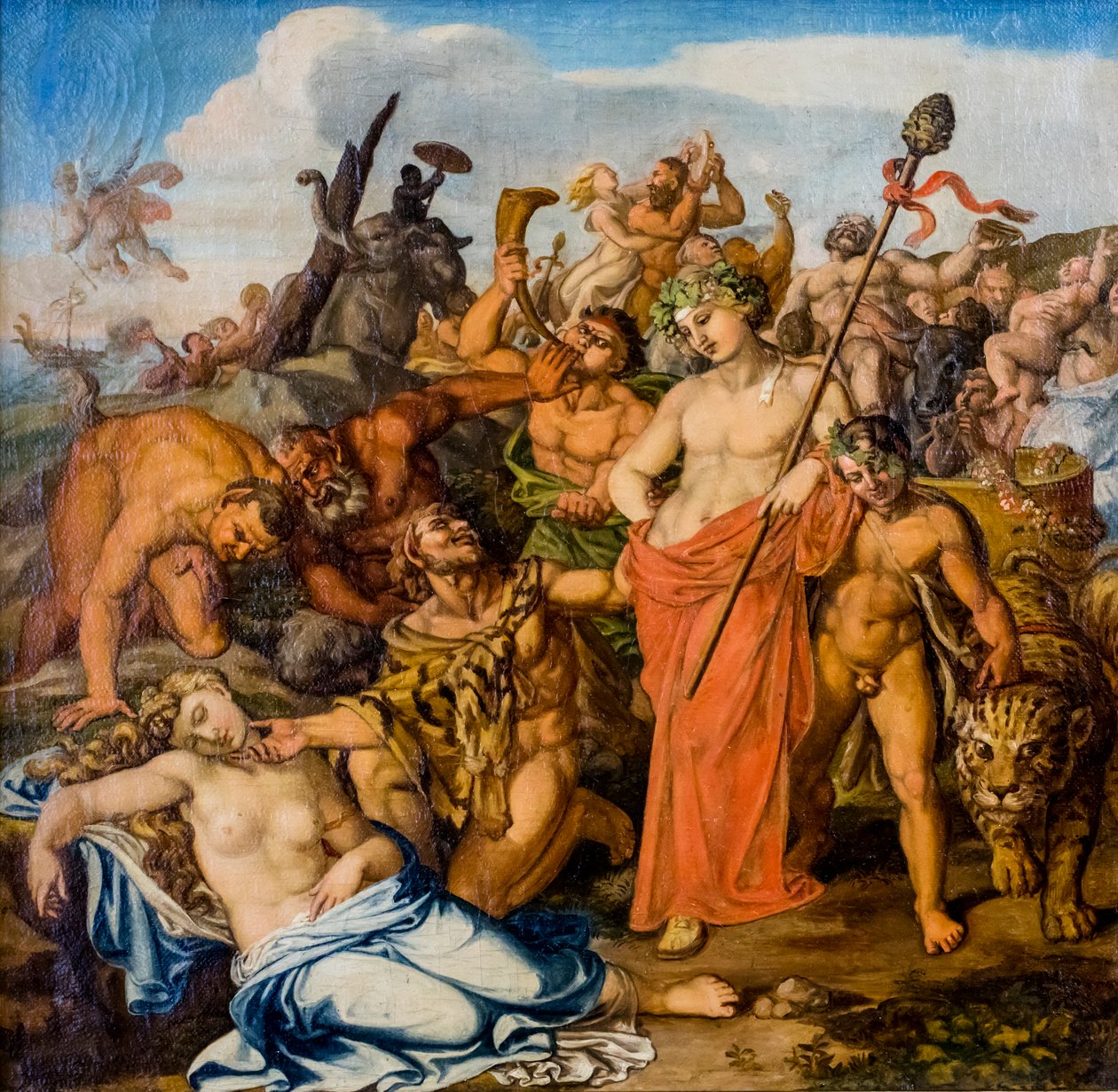 Bacchus och Ariadne av Gottlieb Schick