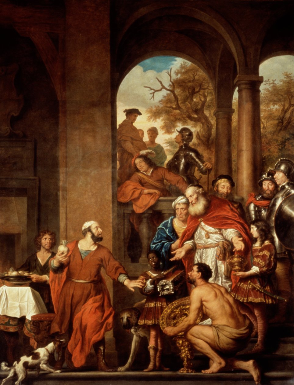 Den oförstörbara konsulen Marcus Curius Dentatus av Govaert Flinck