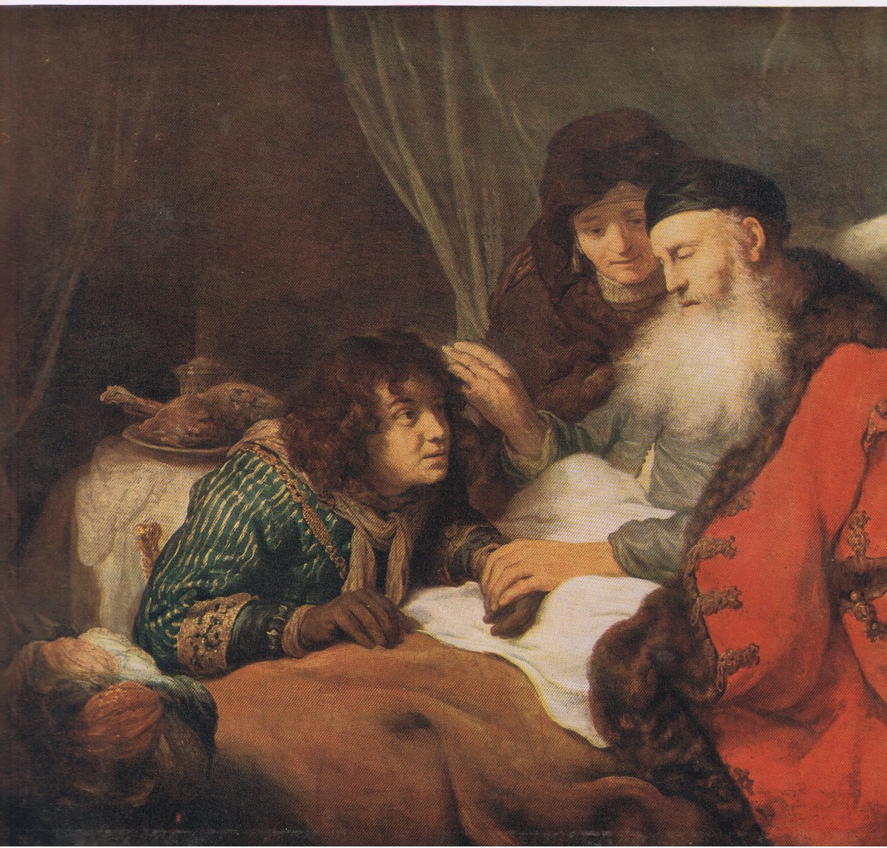 Isaac välsigne Jacob, Bibbys Annual, 1916-17 av Govaert Flinck