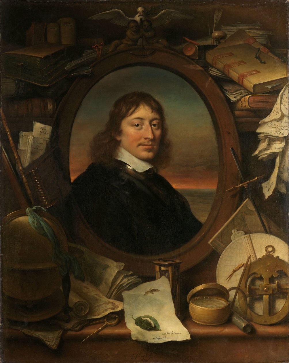 Gerard Pietersz Hulft (1621-56), förste rådman och generaldirektör för Nederländska Ostindiska kompaniet av Govert Flinck