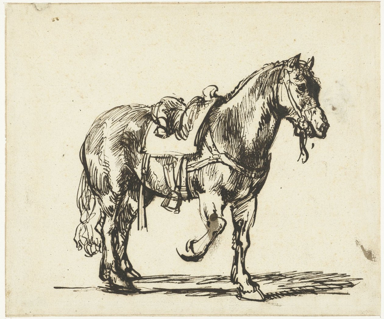 Häst av den barmhärtige samariten av Govert Flinck