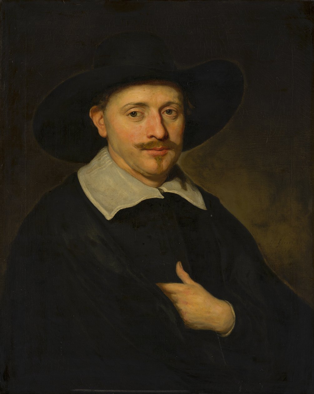 Porträtt av en man av Govert Flinck