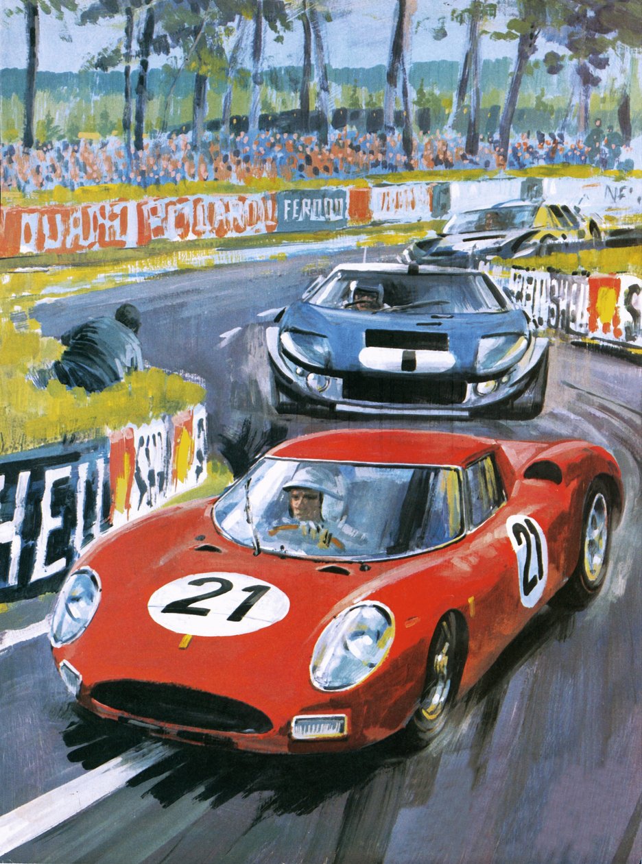 Jochen Rindt kör en 250 LM Ferrari av Graham Coton