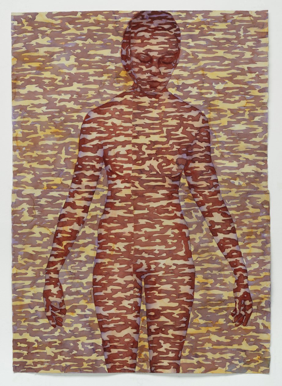 Skärm, 2025 (akvarell på bågar) av Graham Dean