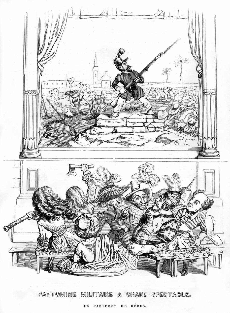 Illustration till romanen "Un Autre Monde" av Henri Fournier av Grandville (1803 47)